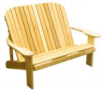 Adirondack Loveseat 44`` Seat Width - Designed for love birds with room for two to curl up in!