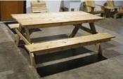 Click to enlarge image A-Style Picnic Table - 